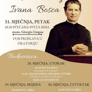 Nuncij Lingua predvodi misno slavlje svetkovine sv. Ivana Bosca na Knežiji